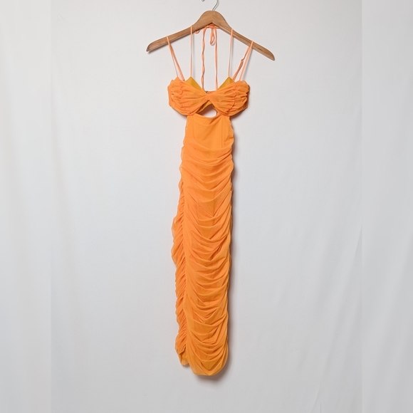HOUSE OF CB Tibi Dress Orange XS - Picture 9 of 14